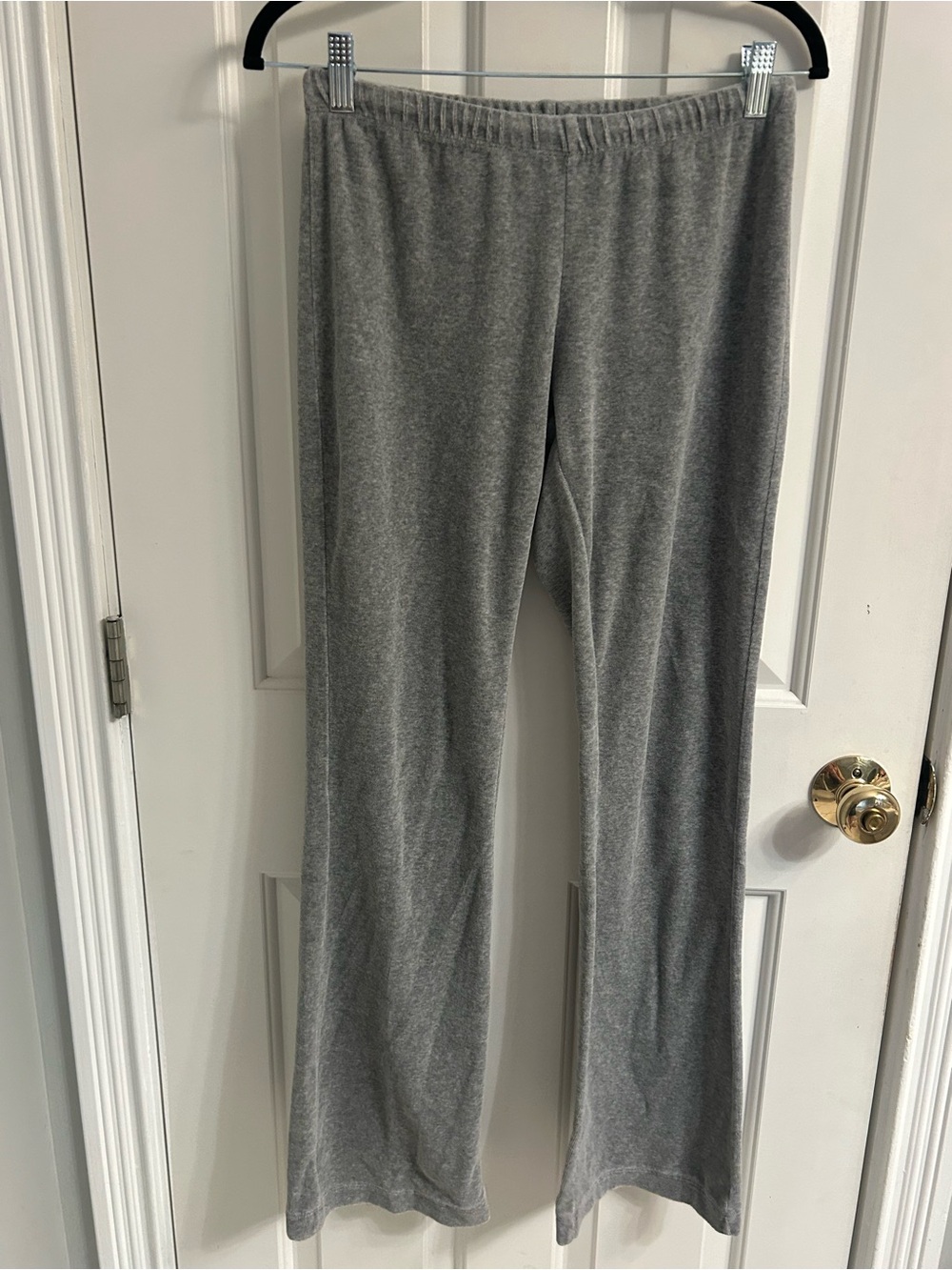 No Boundaries Gray Junior Women's Knit Lounge Track Pants